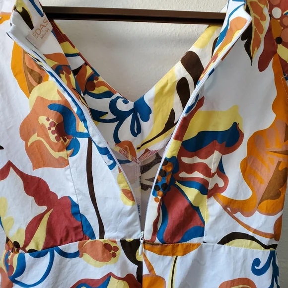 Edas Italian-Made Fit & Flare Dress Cap Sleeves - Picture 8 of 15